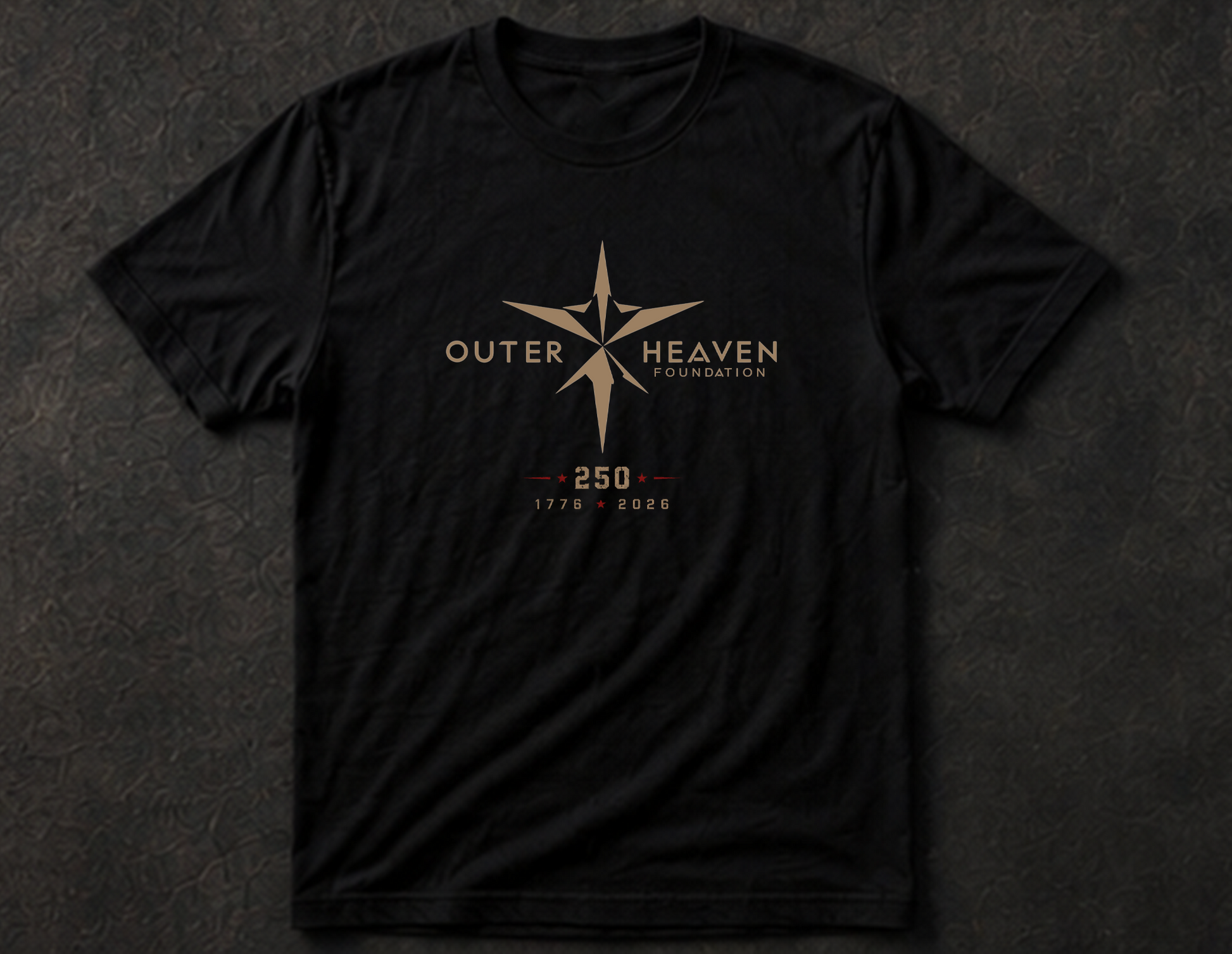 Outer Heaven Foundation 250th Anniversary Tee - Front